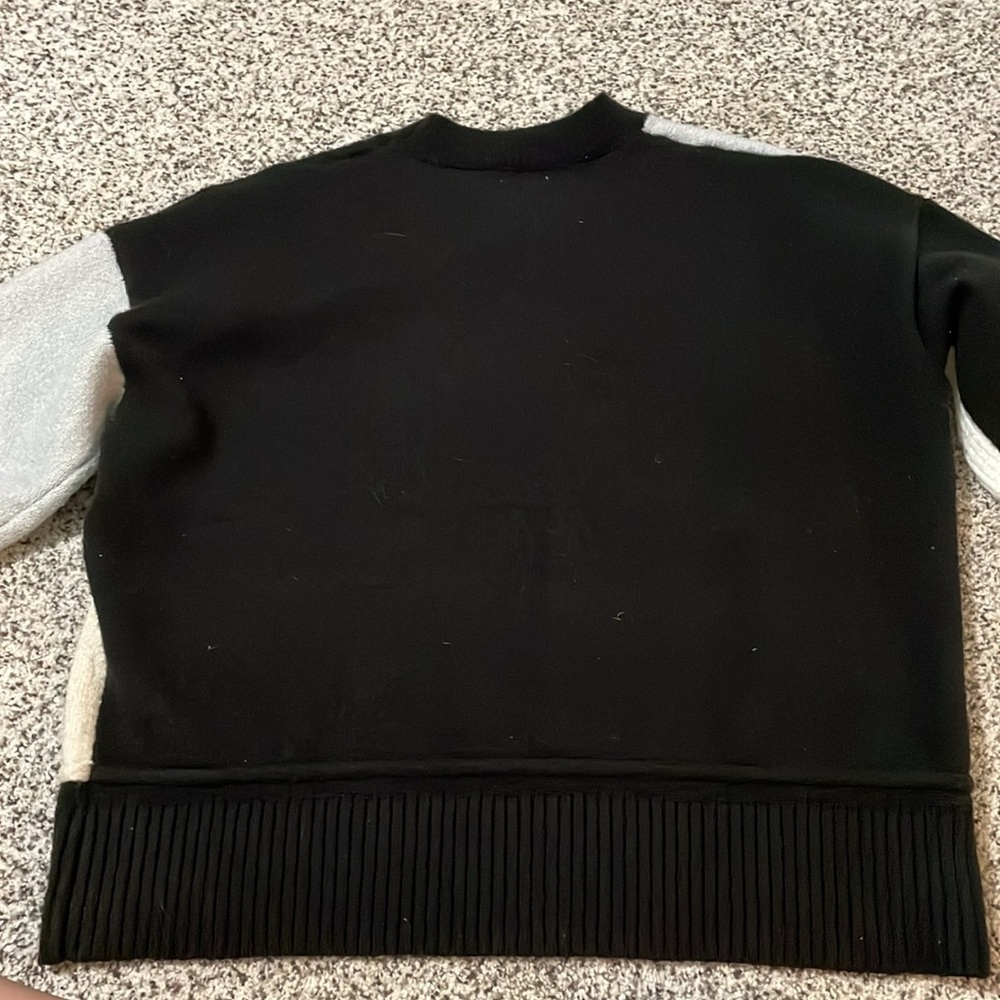 Pink Lily Color Block Sweater Size Large - image 8